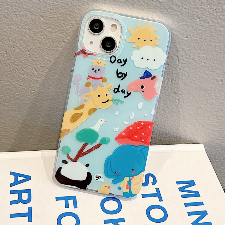 For iPhone 13 Pro IMD Cute Animal Pattern Phone Case(Giraffe) - free shipping - PMC TechLife - Order now!