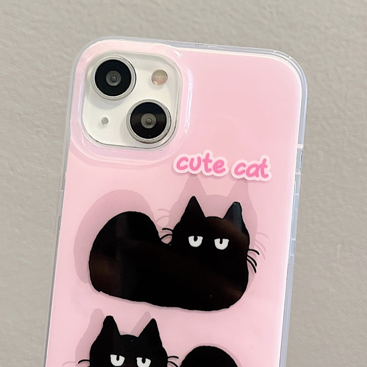 For iPhone 13 Pro IMD Cute Animal Pattern Phone Case(Cat) - free shipping - PMC TechLife - Order now!