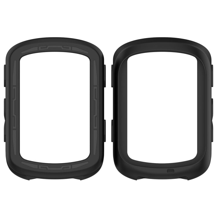 For Garmin Edge 840 / Edge 540 Stopwatch Armor Silicone Protective Case(Black) - Watch Cases by PMC Jewellery | Online Shopping South Africa | PMC Jewellery