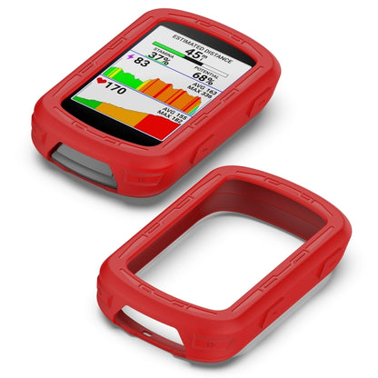 For Garmin Edge 840 / Edge 540 Stopwatch Armor Silicone Protective Case(Red) - Watch Cases by PMC Jewellery | Online Shopping South Africa | PMC Jewellery