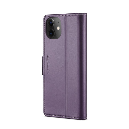 For iPhone 12 mini CaseMe 023 Butterfly Buckle Litchi Texture RFID Anti-theft Leather Phone Case(Pearly Purple) - iPhone 12 mini Cases by CaseMe | Online Shopping South Africa | PMC Jewellery