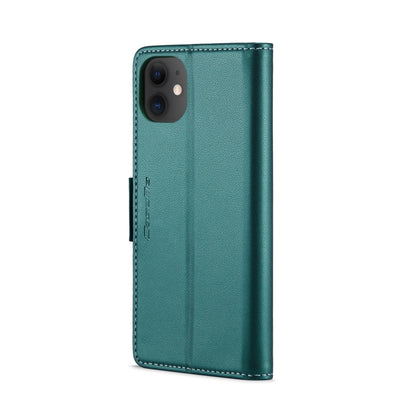 For iPhone 11 CaseMe 023 Butterfly Buckle Litchi Texture RFID Anti-theft Leather Phone Case(Pearly Blue) - iPhone 11 Cases by CaseMe | Online Shopping South Africa | PMC Jewellery