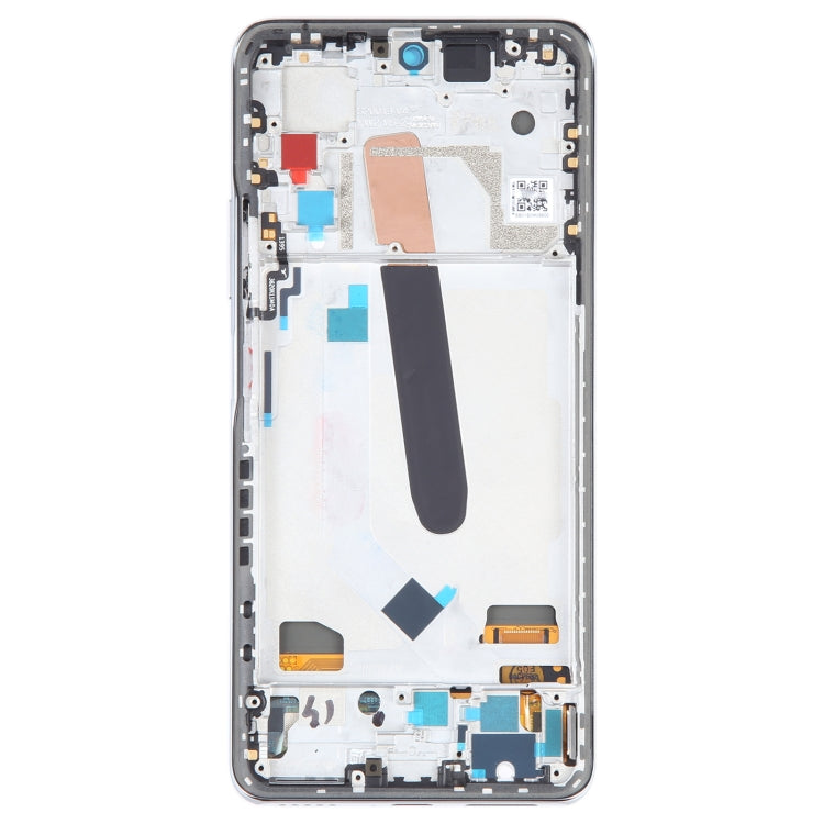 OLED LCD Screen For Xiaomi Redmi K40 Pro Digitizer Full Assembly with Frame(Silver) - LCD Screen by PMC Jewellery | Online Shopping South Africa | PMC Jewellery