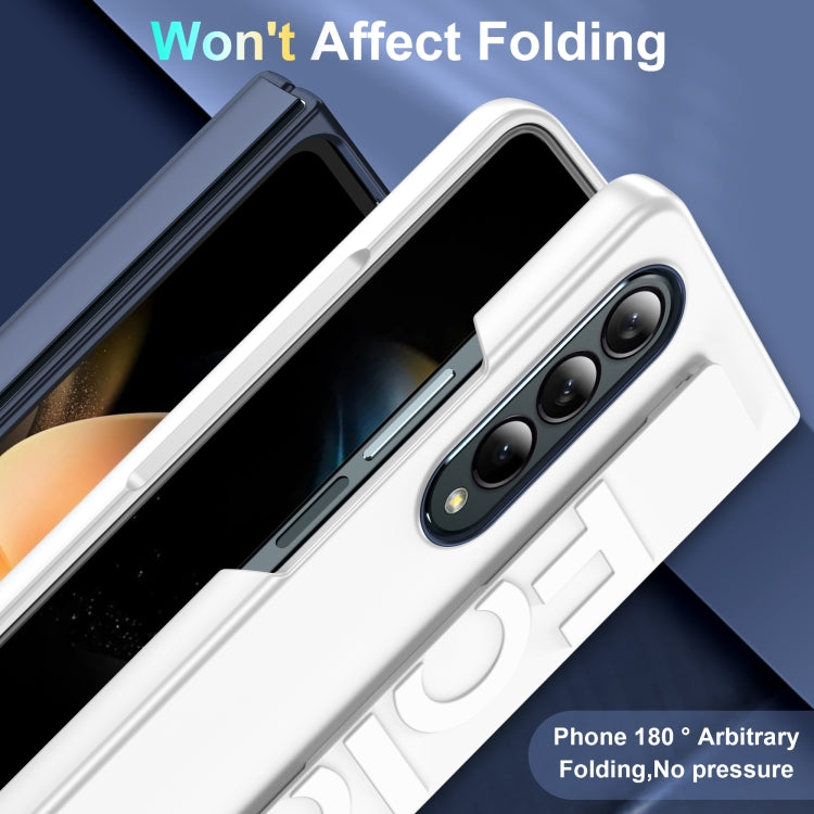 For Samsung Galaxy Z Fold3 Silicone Wristband Holder Foldable Phone Case(Black) - free shipping - PMC TechLife - Order now!