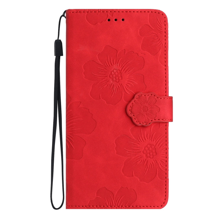 For Xiaomi Mi 11 Pro Flower Embossing Pattern Leather Phone Case(Red) - Xiaomi Cases by PMC Jewellery | Online Shopping South Africa | PMC Jewellery