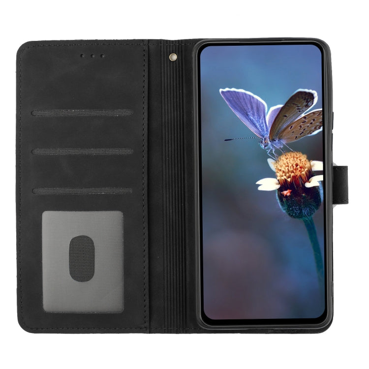 For Xiaomi Redmi Note 12S Flower Embossing Pattern Leather Phone Case(Black) - free shipping - PMC TechLife - Order now!
