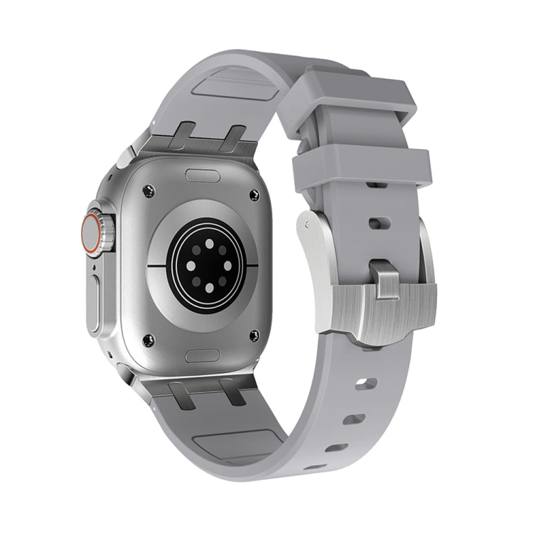 AP Silicone Watch Band For Apple Watch 6 40mm(Silver Grey) - Watch Bands by PMC TechLife | Online Shopping South Africa | PMC TechLife