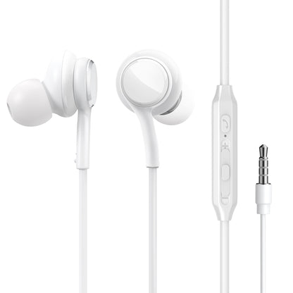 JOYRO0M JR-EW02 3.5mm In-Ear Wired Earphone, Length: 1.2m(White) - In Ear Wired Earphone by JOYROOM | Online Shopping South Africa | PMC Jewellery