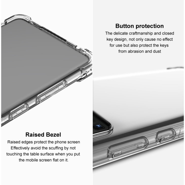 For Google Pixel 7a imak Shockproof Airbag TPU Phone Case(Transparent Black) - free shipping - PMC TechLife - Order now!