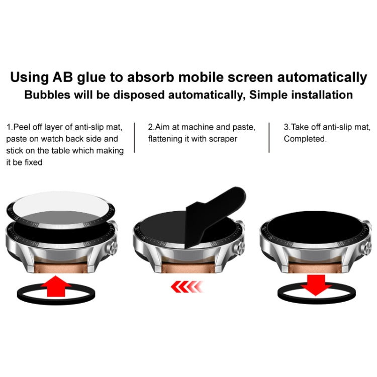 Compatible with Garmin Compatible witherunner 265S IMAK Plexiglass HD Watch Protective Film - Screen Protector by imak | Online Shopping South Africa | PMC TechLife | Buy Now Pay Later Mobicred