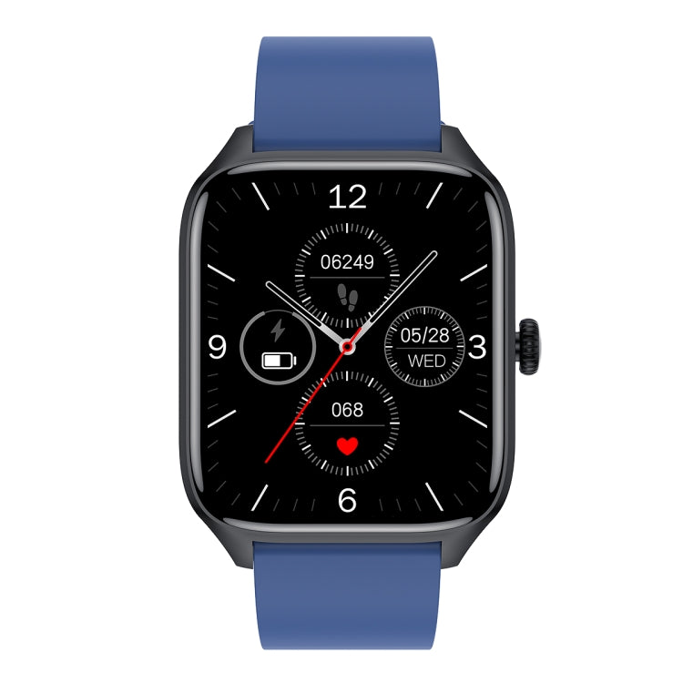 T19 Pro 1.96 inch IP67 Waterproof Silicone Band Smart Watch, Supports Dual-mode Bluetooth Call / Heart Rate Monitoring(Blue) - Smart Watches by PMC Jewellery | Online Shopping South Africa | PMC Jewellery