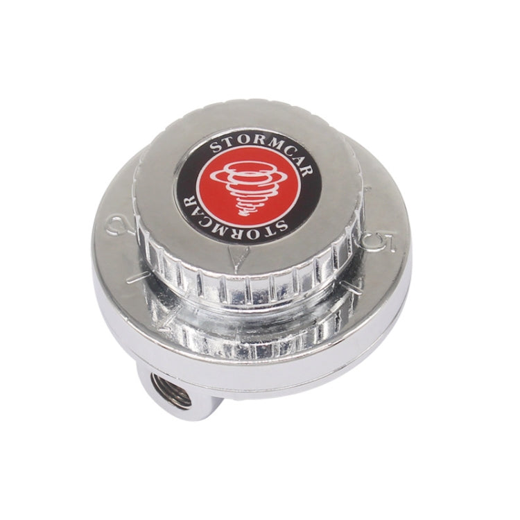 Car 8mm & 10mm Manual Adjustable 1-5psi Fuel Pressure Regulator Valve(Silver) - Engine Fittings by PMC TechLife | Online Shopping South Africa | PMC TechLife