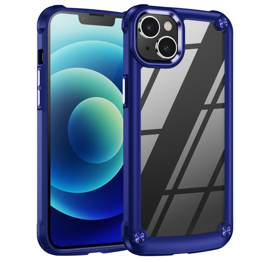 For iPhone 15 TPU + PC Lens Protection Phone Case(Blue) - iPhone 15 Cases by PMC Jewellery | Online Shopping South Africa | PMC Jewellery