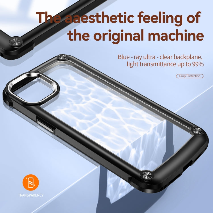 For iPhone 15 Plus TPU + PC Lens Protection Phone Case(Black) - free shipping - PMC TechLife - Order now!