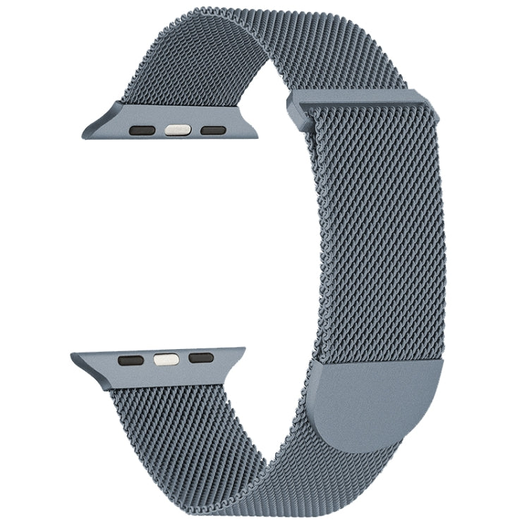 For Apple Watch 8 41mm Milanese Metal Magnetic Watch Band(Space Grey) - Watch Bands by PMC Jewellery | Online Shopping South Africa | PMC Jewellery