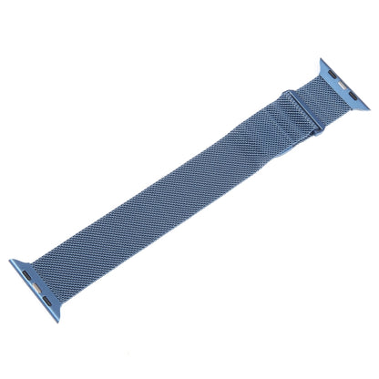 For Apple Watch SE 2022 40mm Milanese Metal Magnetic Watch Band(Blue) - Watch Bands by PMC Jewellery | Online Shopping South Africa | PMC Jewellery