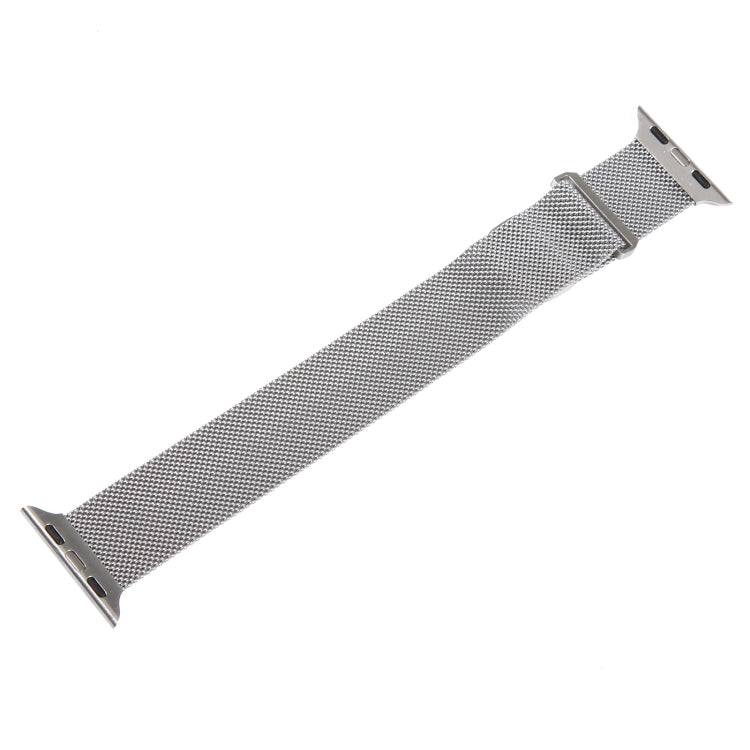 For Apple Watch 7 45mm Milanese Metal Magnetic Watch Band(Silver) - Watch Bands by PMC Jewellery | Online Shopping South Africa | PMC Jewellery