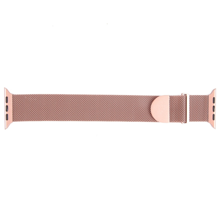 For Apple Watch SE 44mm Milanese Metal Magnetic Watch Band(Pink) - Watch Bands by PMC Jewellery | Online Shopping South Africa | PMC Jewellery