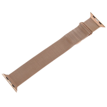 For Apple Watch 2 42mm Milanese Metal Magnetic Watch Band(Rose Gold) - Watch Bands by PMC Jewellery | Online Shopping South Africa | PMC Jewellery