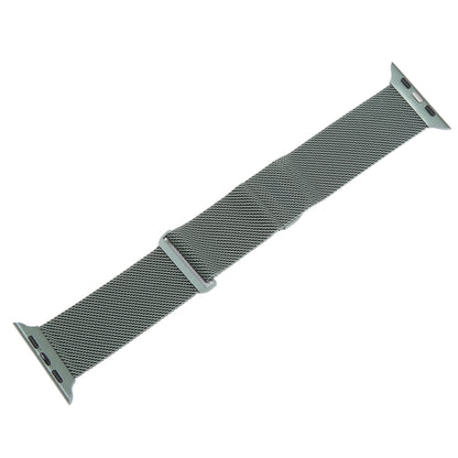 For Apple Watch 2 42mm Milanese Metal Magnetic Watch Band(Pine Green) - Watch Bands by PMC Jewellery | Online Shopping South Africa | PMC Jewellery