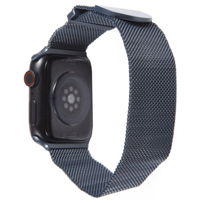 For Apple Watch 38mm Milanese Metal Magnetic Watch Band(Midnight Blue) - Watch Bands by PMC Jewellery | Online Shopping South Africa | PMC Jewellery