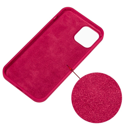 For iPhone 15 Solid Color Silicone Phone Case(Rose Red) - iPhone 15 Cases by PMC Jewellery | Online Shopping South Africa | PMC Jewellery