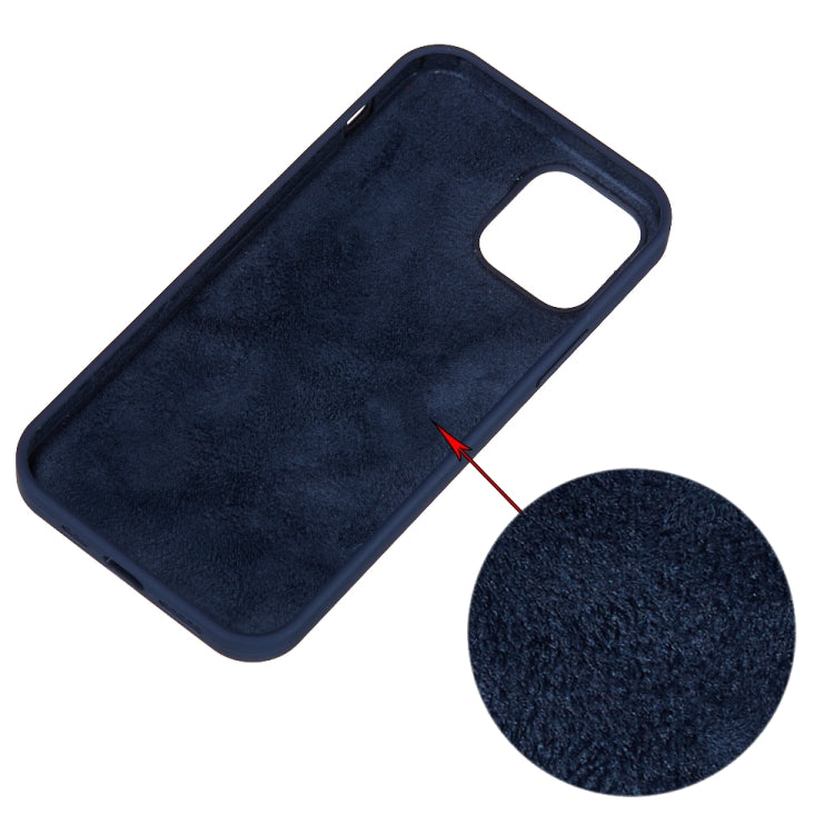 For iPhone 15 Solid Color Silicone Phone Case(Midnight Blue) - iPhone 15 Cases by PMC Jewellery | Online Shopping South Africa | PMC Jewellery