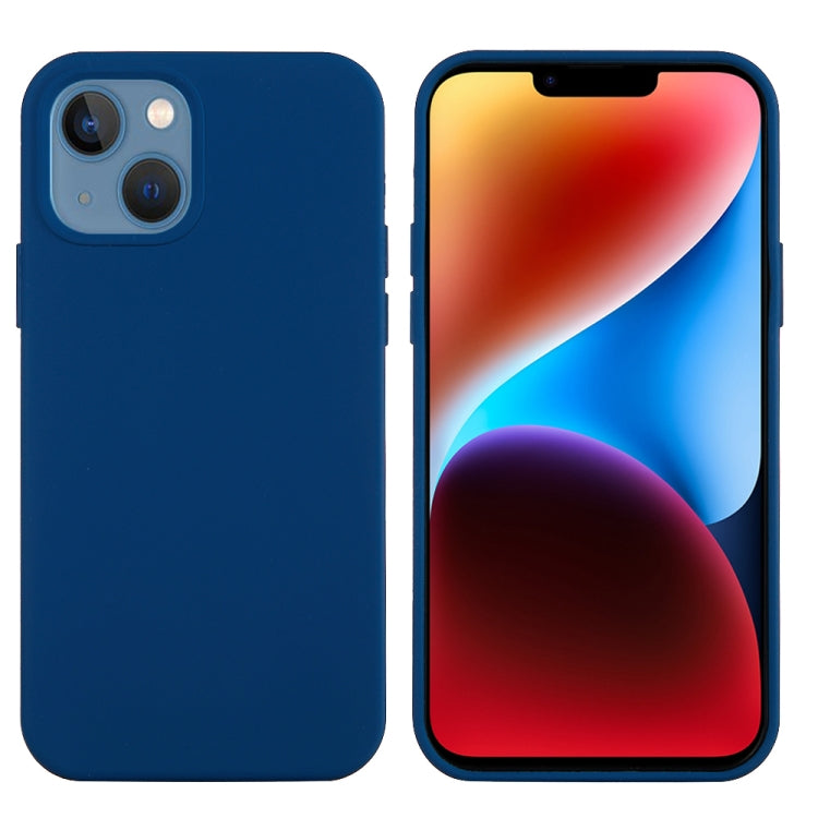 For iPhone 15 Plus Solid Color Silicone Phone Case(Cobalt Blue) - iPhone 15 Plus Cases by PMC Jewellery | Online Shopping South Africa | PMC Jewellery