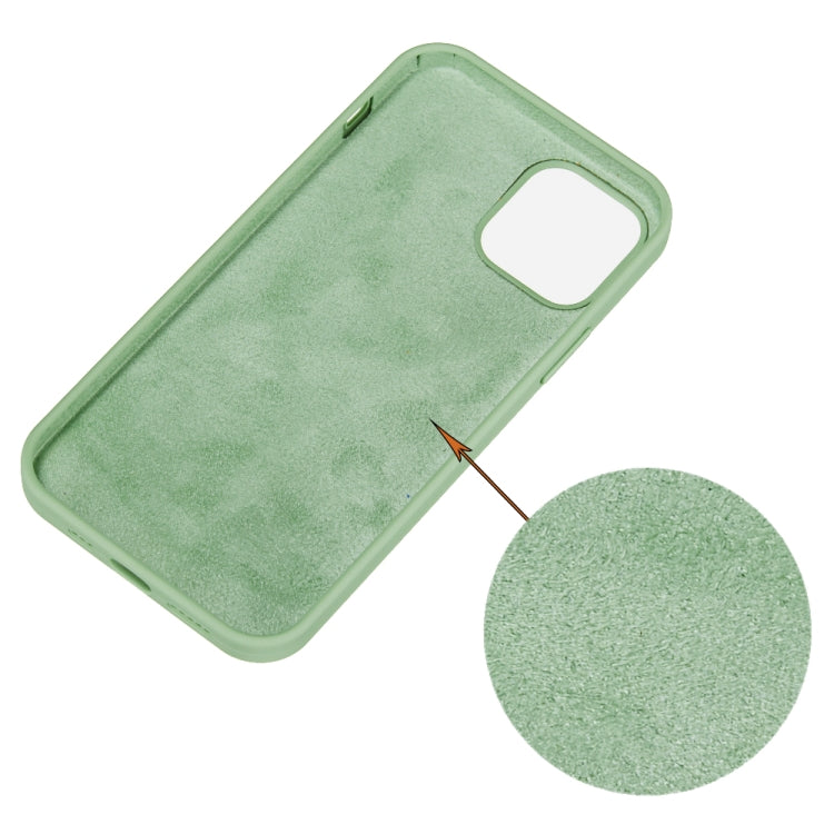 For iPhone 15 Pro Solid Color Silicone Phone Case(Mint Green) - iPhone 15 Pro Cases by PMC TechLife | Online Shopping South Africa | PMC TechLife