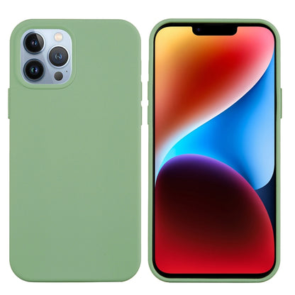 For iPhone 15 Pro Max Solid Color Silicone Phone Case(Mint Green) - iPhone 15 Pro Max Cases by PMC Jewellery | Online Shopping South Africa | PMC Jewellery