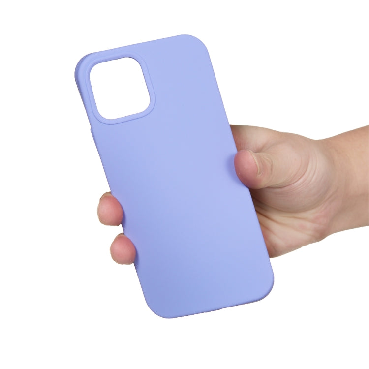 For iPhone 15 Pro Max Solid Color Silicone Phone Case(Purple) - iPhone 15 Pro Max Cases by PMC Jewellery | Online Shopping South Africa | PMC Jewellery