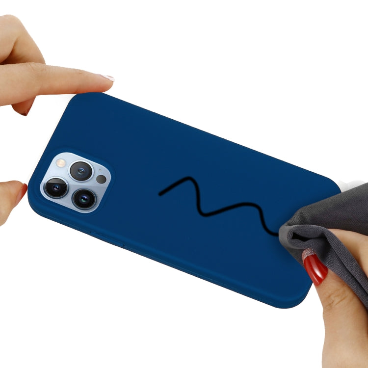 For iPhone 15 Pro Max Solid Color Silicone Phone Case(Cobalt Blue) - iPhone 15 Pro Max Cases by PMC TechLife | Online Shopping South Africa | PMC TechLife