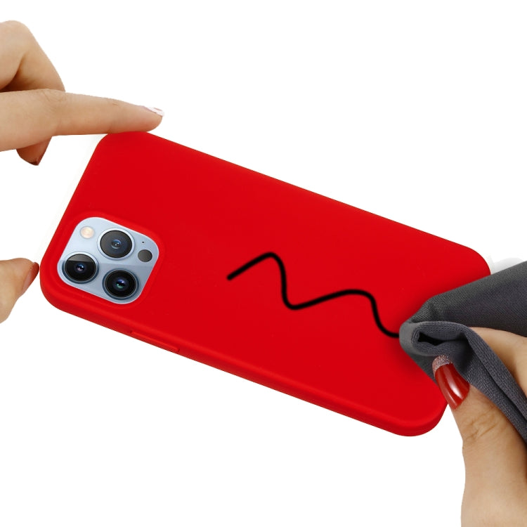 For iPhone 15 Pro Max Solid Color Silicone Phone Case(Red) - iPhone 15 Pro Max Cases by PMC TechLife | Online Shopping South Africa | PMC TechLife