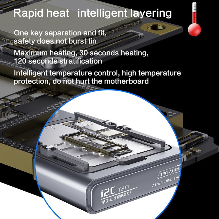 i2C T20 Heating Platform Module For iPhone X / 11 Series - Repair Platform by PMC Jewellery | Online Shopping South Africa | PMC Jewellery