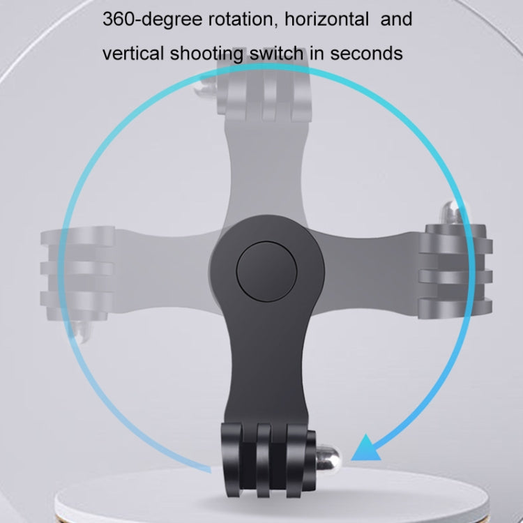 360 Rotation J-Hook Buckle Mount Adapter(Black) - Connection Mount by PMC TechLife | Online Shopping South Africa | PMC TechLife