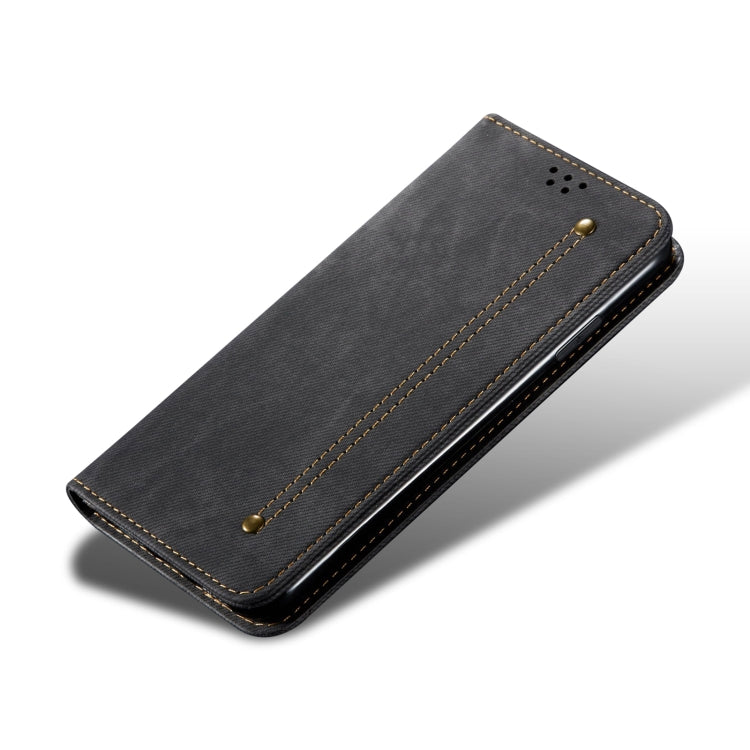 For Xiaomi Redmi Note 12S Denim Texture Flip Leather Phone Case(Black) - free shipping - PMC TechLife - Order now!