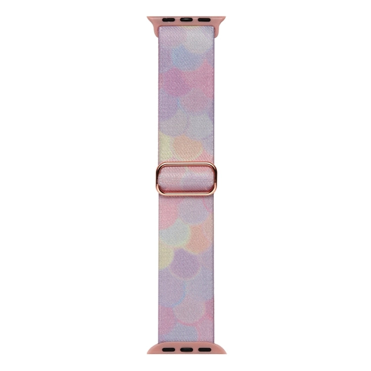 For Apple Watch 6 40mm Painted Pattern Nylon Replacement Watch Band(Symphony Bubbles) - Watch Bands by PMC TechLife | Online Shopping South Africa | PMC TechLife