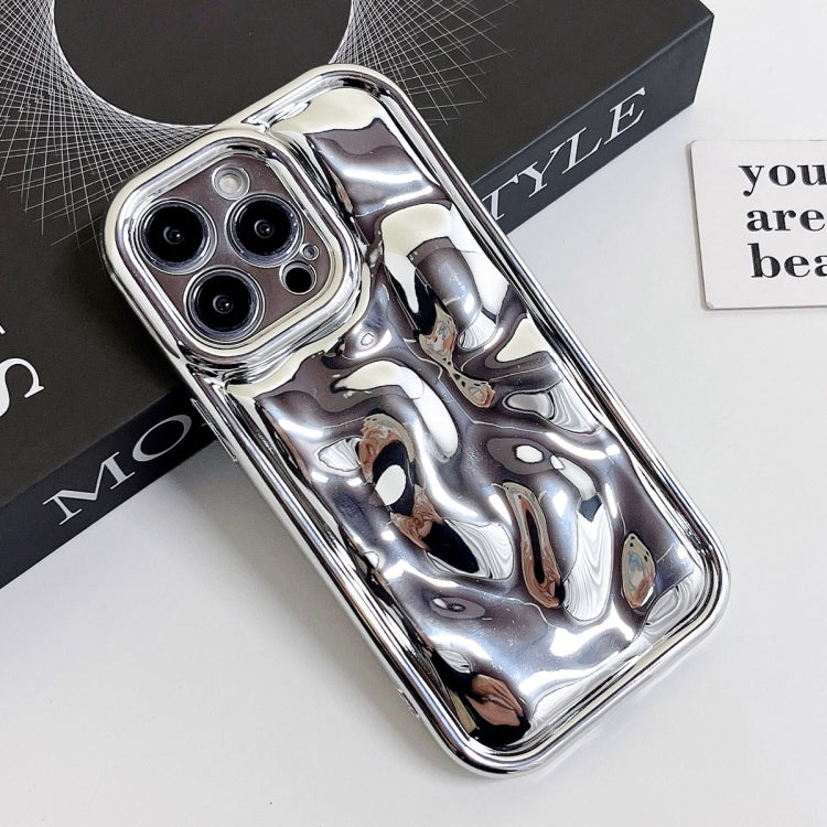 For iPhone 11 Pro Max Electroplating Meteorite Texture TPU Phone Case(Silver) - iPhone 11 Pro Max Cases by PMC Jewellery | Online Shopping South Africa | PMC Jewellery