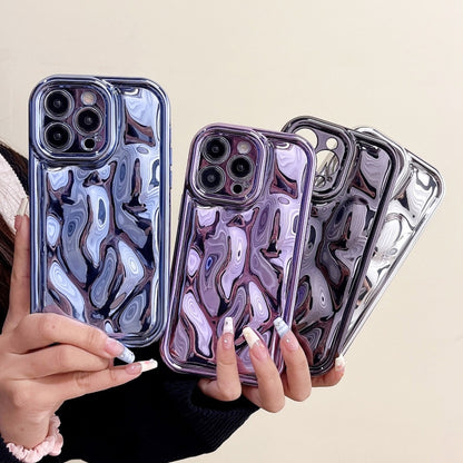 For iPhone 13 Pro Electroplating Meteorite Texture TPU Phone Case(Purple) - iPhone 13 Pro Cases by PMC Jewellery | Online Shopping South Africa | PMC Jewellery