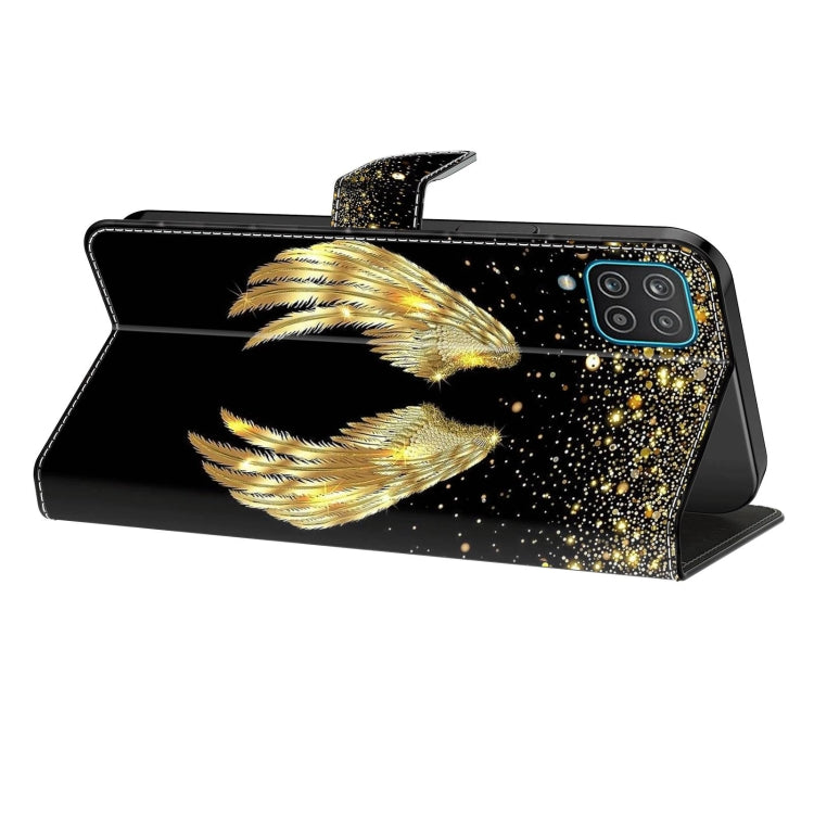 For Xiaomi Redmi 9C Crystal 3D Shockproof Protective Leather Phone Case(Golden Wings) - free shipping - PMC TechLife - Order now!
