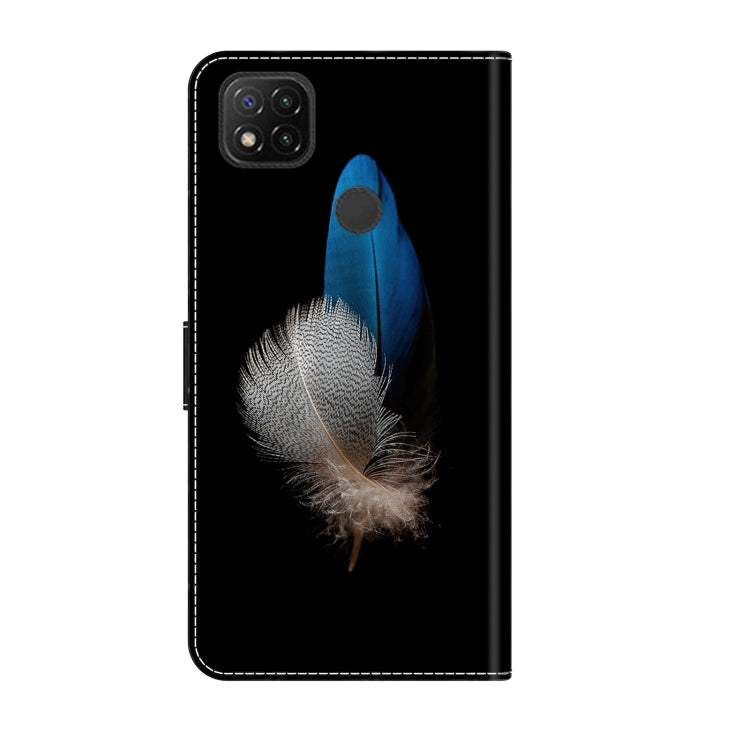 For Xiaomi Redmi 9C Crystal 3D Shockproof Protective Leather Phone Case(Two Branches) - free shipping - PMC TechLife - Order now!
