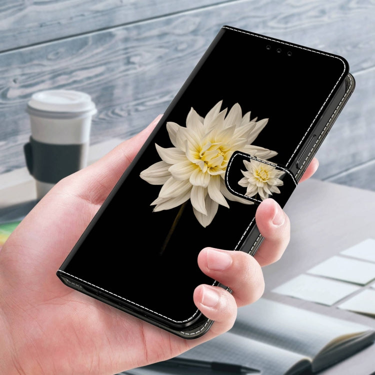 For Xiaomi Redmi Note 8 Pro Crystal 3D Shockproof Protective Leather Phone Case(White Flower) - free shipping - PMC TechLife - Order now!