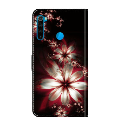 For Xiaomi Redmi Note 8T Crystal 3D Shockproof Protective Leather Phone Case(Fantastic Flower) - Xiaomi Cases by PMC Jewellery | Online Shopping South Africa | PMC Jewellery