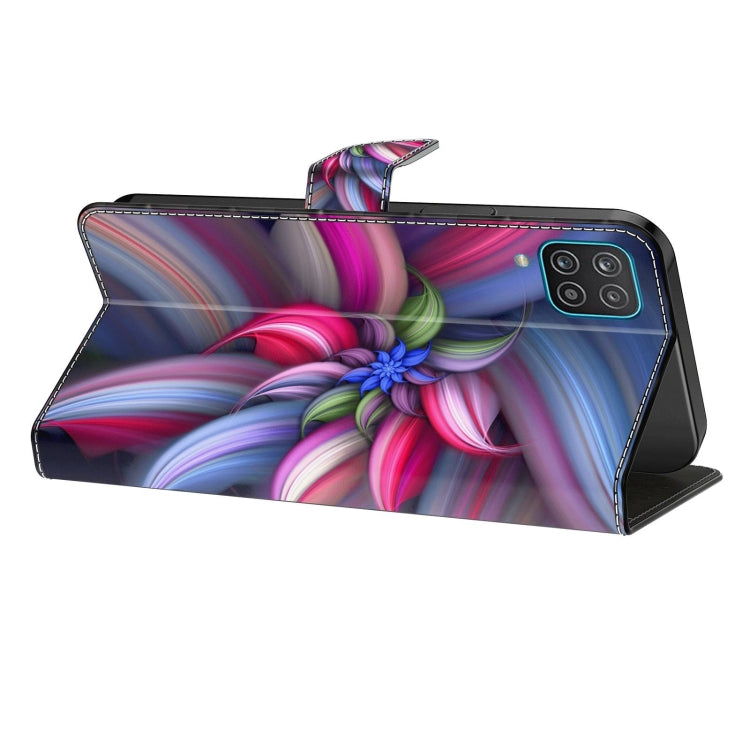 For Xiaomi Redmi Note 10 4G Crystal 3D Shockproof Protective Leather Phone Case(Colorful Flower) - Xiaomi Cases by PMC Jewellery | Online Shopping South Africa | PMC Jewellery