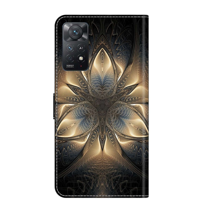 For Xiaomi Redmi Note 11 Pro 5G / 4G Global Crystal 3D Shockproof Protective Leather Phone Case(Luminous Building) - Xiaomi Cases by PMC Jewellery | Online Shopping South Africa | PMC Jewellery