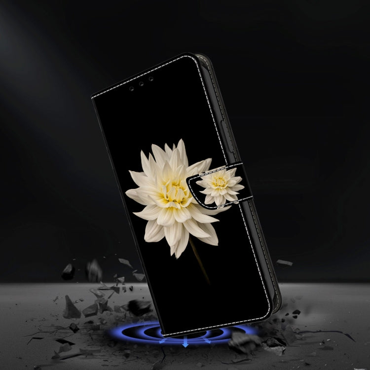 For Xiaomi Redmi Note 12 Pro+ Crystal 3D Shockproof Protective Leather Phone Case(White Flower) - free shipping - PMC TechLife - Order now!