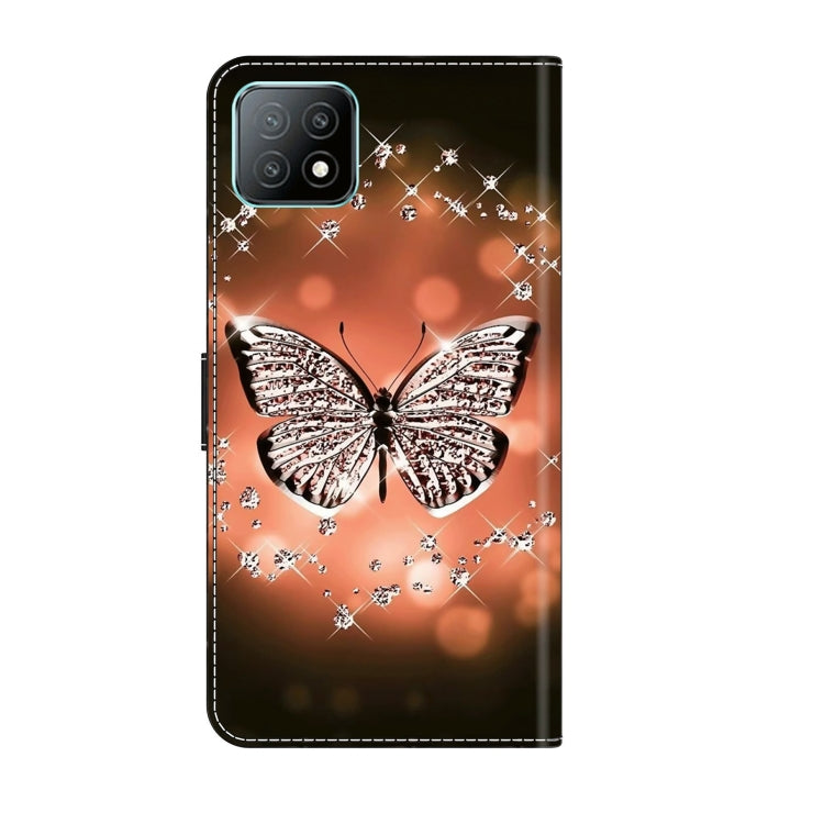 For Samsung Galaxy A53 Crystal 3D Shockproof Protective Leather Phone Case(Crystal Butterfly) - free shipping - PMC TechLife - Order now!