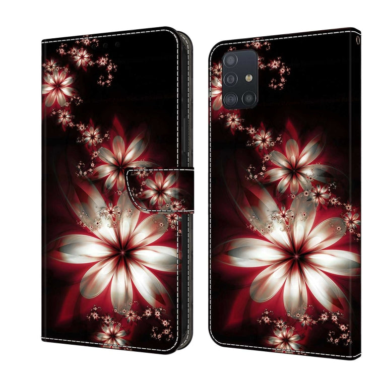 For Samsung Galaxy A71 4G Crystal 3D Shockproof Protective Leather Phone Case(Fantastic Flower) - free shipping - PMC TechLife - Order now!