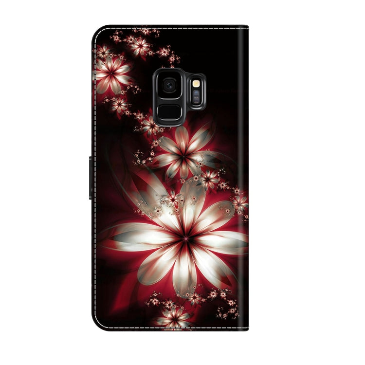 For Samsung Galaxy S9 Crystal 3D Shockproof Protective Leather Phone Case(Fantastic Flower) - free shipping - PMC TechLife - Order now!