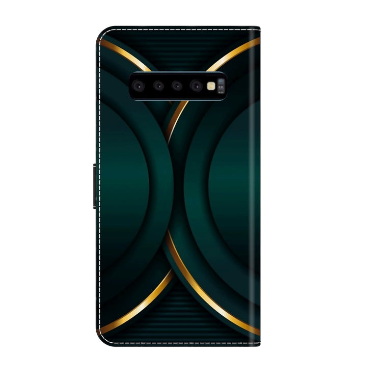 For Samsung Galaxy S10 Crystal 3D Shockproof Protective Leather Phone Case(Gold Outline) - free shipping - PMC TechLife - Order now!